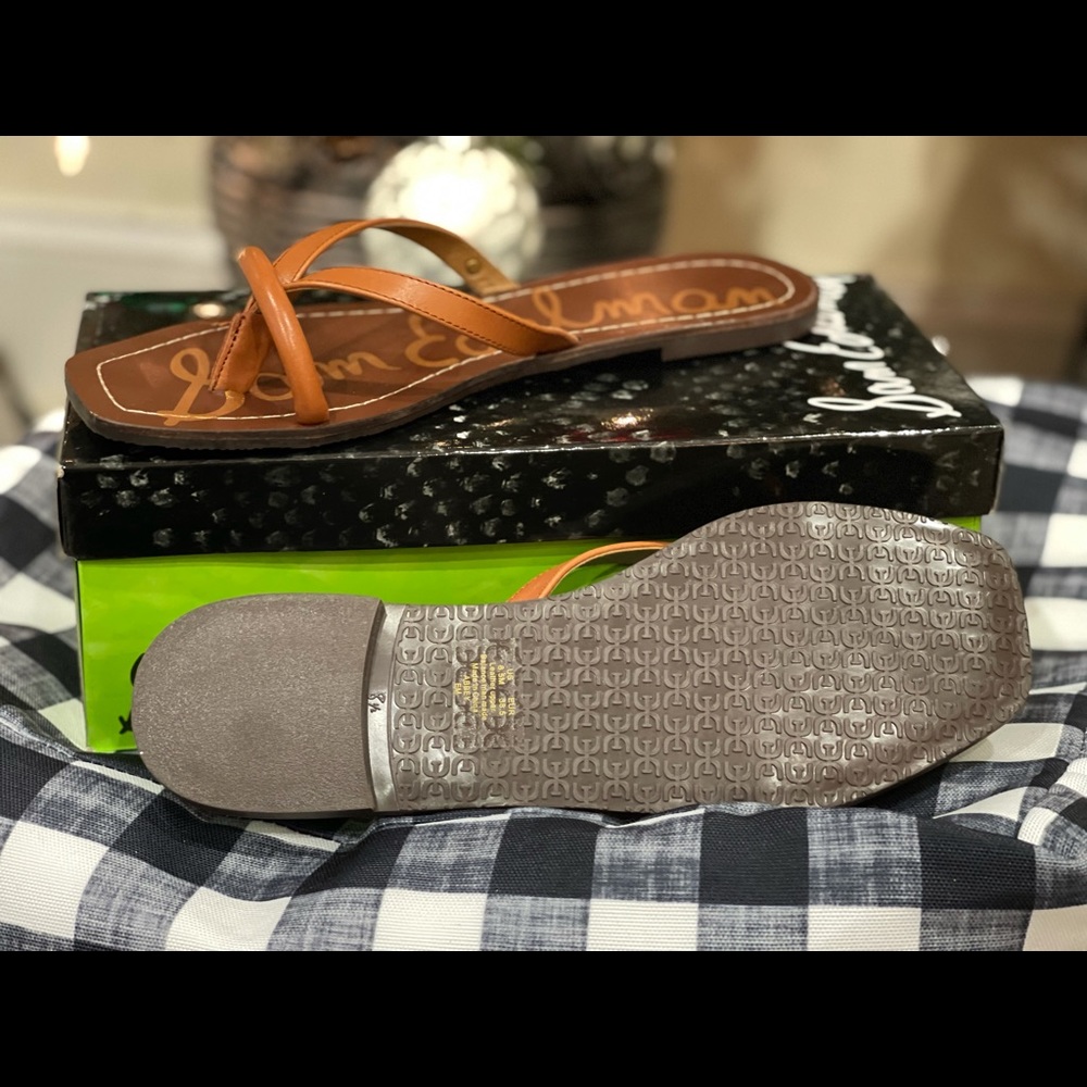 Sam Edelman sandals, tan brand new in box. Never worn. - Picture 2 of 2